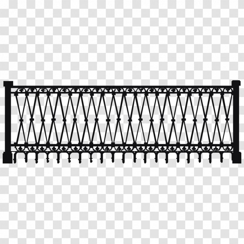 Fence Euclidean Vector Iron - Rectangle - Continental Home Transparent PNG