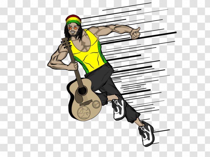 Comics Jamaica Cartoon Rastafari Clip Art - Sporting Goods - Rasta Transparent PNG