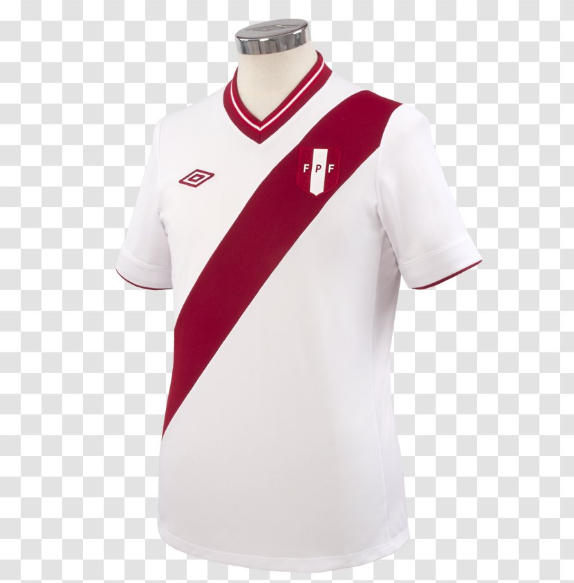 T-shirt Peru National Football Team Umbro Hoodie - Sportswear Transparent PNG