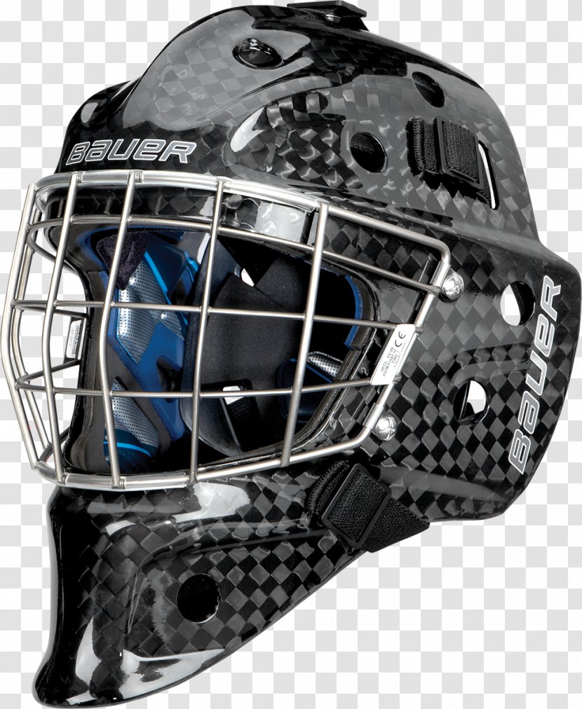 Bauer Hockey Goaltender Mask Ice Skates - Lacrosse Helmet Transparent PNG
