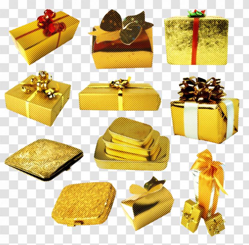 Yellow Present Junk Food Cuisine Food Transparent PNG