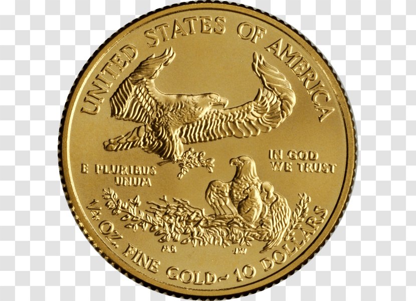 Coin Gold Silver Feinunze Troy Weight - Money - United States Mint Transparent PNG