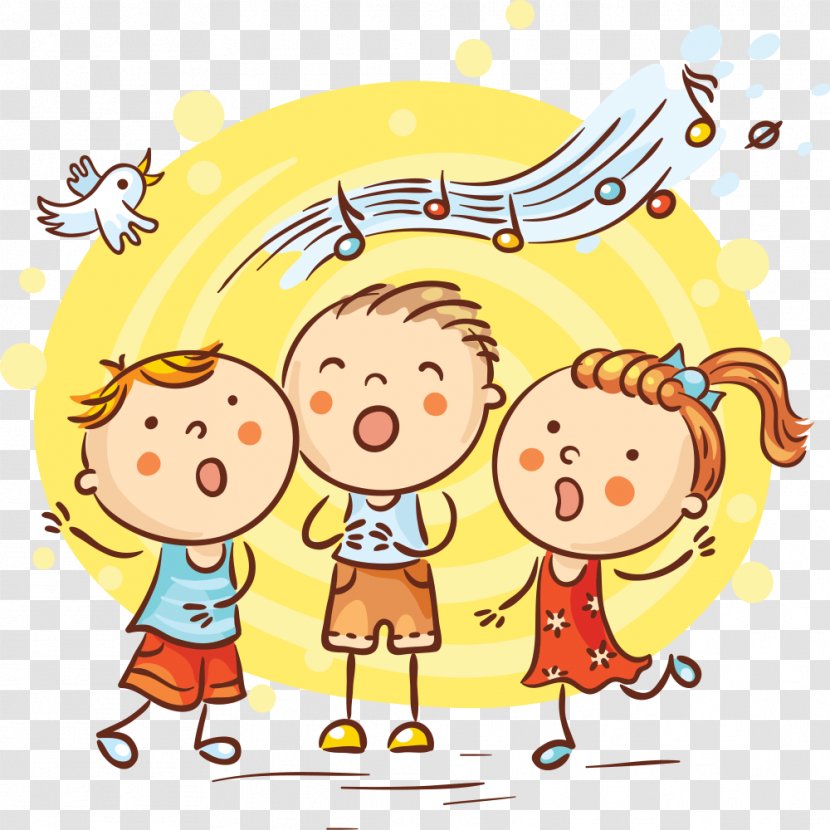 Song Royalty-free Cartoon Singing - Flower Transparent PNG