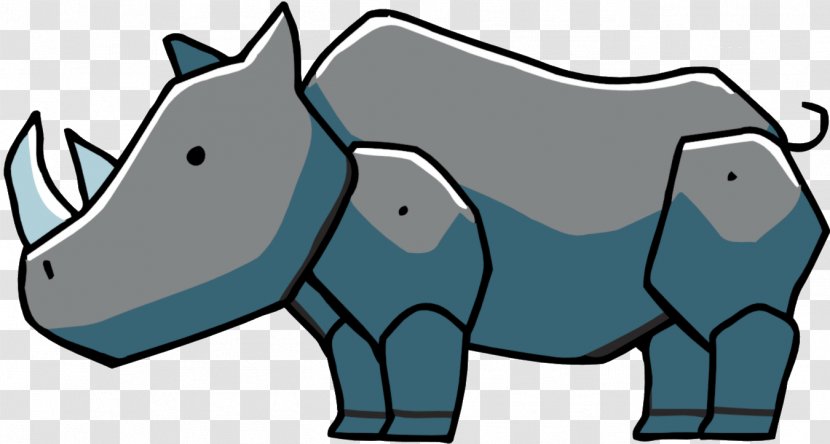 Scribblenauts Unlimited Rhinoceros African Elephant - Wiki - Rhino Transparent PNG