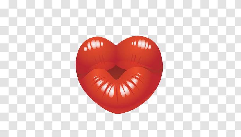 Heart Kiss Lip Clip Art - Stock Photography Transparent PNG