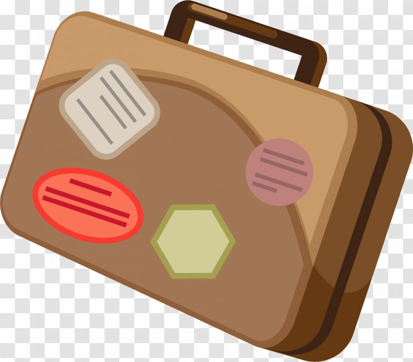 Suitcase Baggage Designer Brown - Resource - Simple Transparent PNG