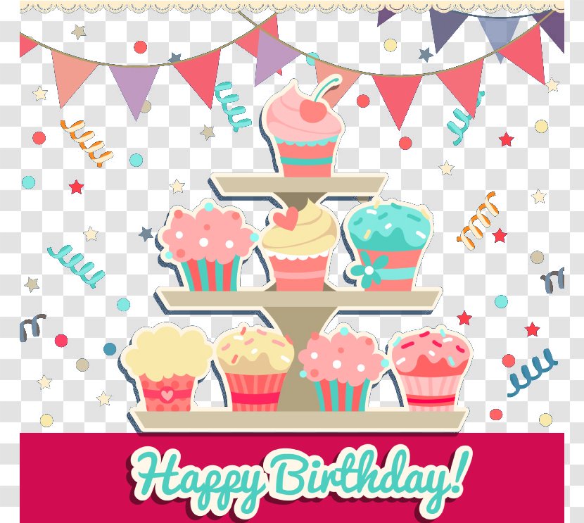 Birthday Cake Torta - Food - Cartoon Clipart Transparent PNG