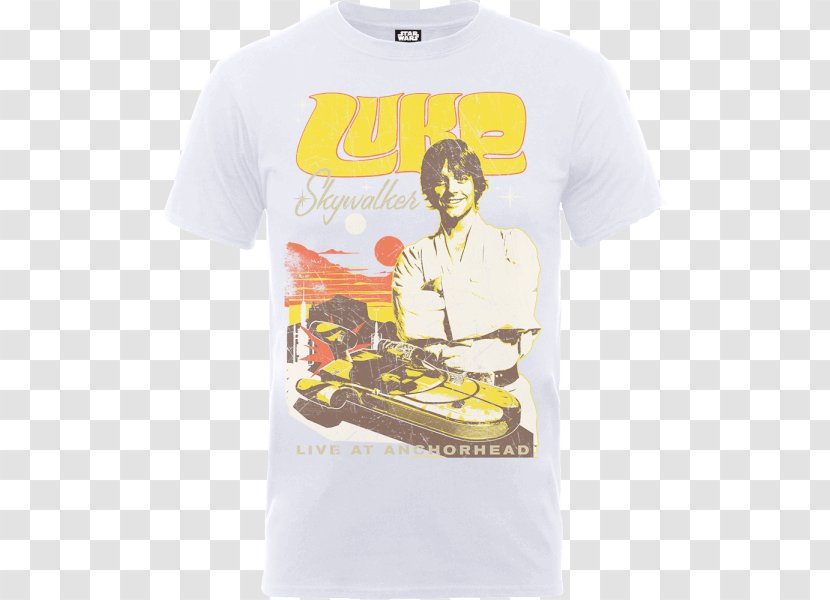 T-shirt Luke Skywalker Stormtrooper Star Wars Family - Sequel Trilogy - Rock Posters Transparent PNG