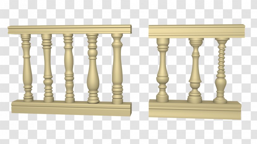 Baluster Handrail Polyurethane Column Building Materials - Manufacturing - Balustrade Carving Transparent PNG