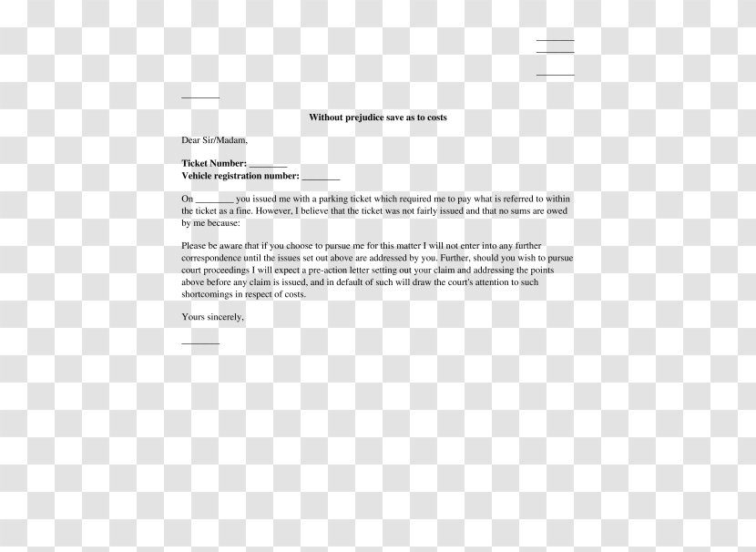 Document Letter Template Text Writing - Fine Letters Transparent PNG