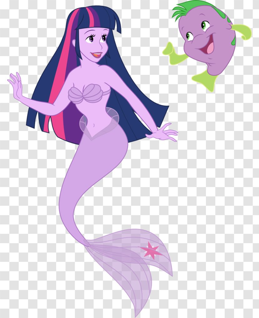 Mermaid Twilight Sparkle Rarity Ariel Pony Transparent PNG