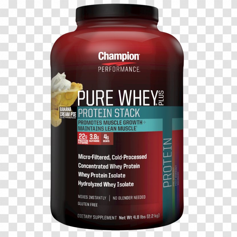 Dietary Supplement Bodybuilding Whey Protein Gainer - Nutrition - Banana Cream Transparent PNG