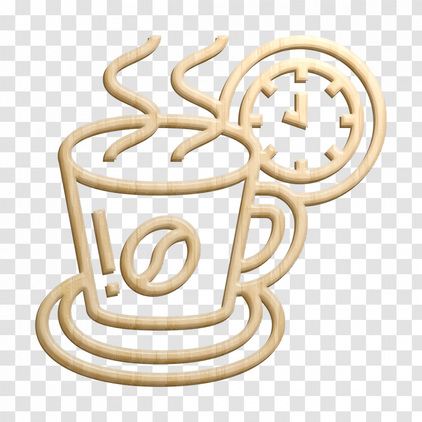 Coffee Break Icon Business Essential Icon Wait Icon Transparent PNG