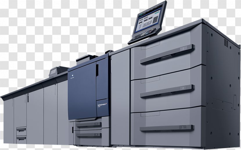 Konica Minolta Digital Printing Printer - System Transparent PNG