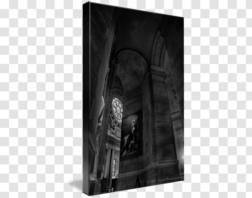 Imagekind Robina Art Poster Blues - Black And White - St Paul's Cathedral Transparent PNG