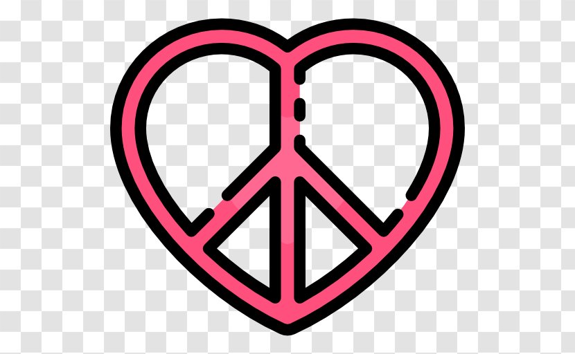 Peace Symbols Drawing Heart - Hippie - Symbol Transparent PNG