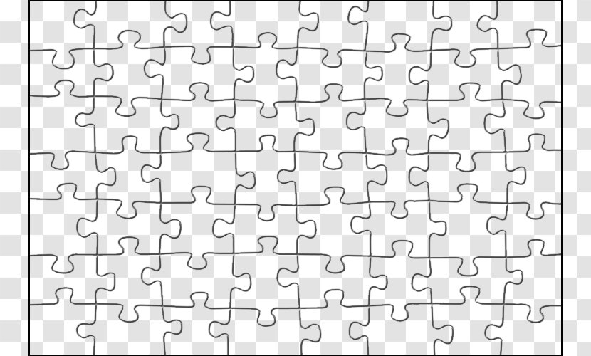 Jigsaw Puzzles Template Clip Art - Flower - Puzzle Piece Transparent PNG