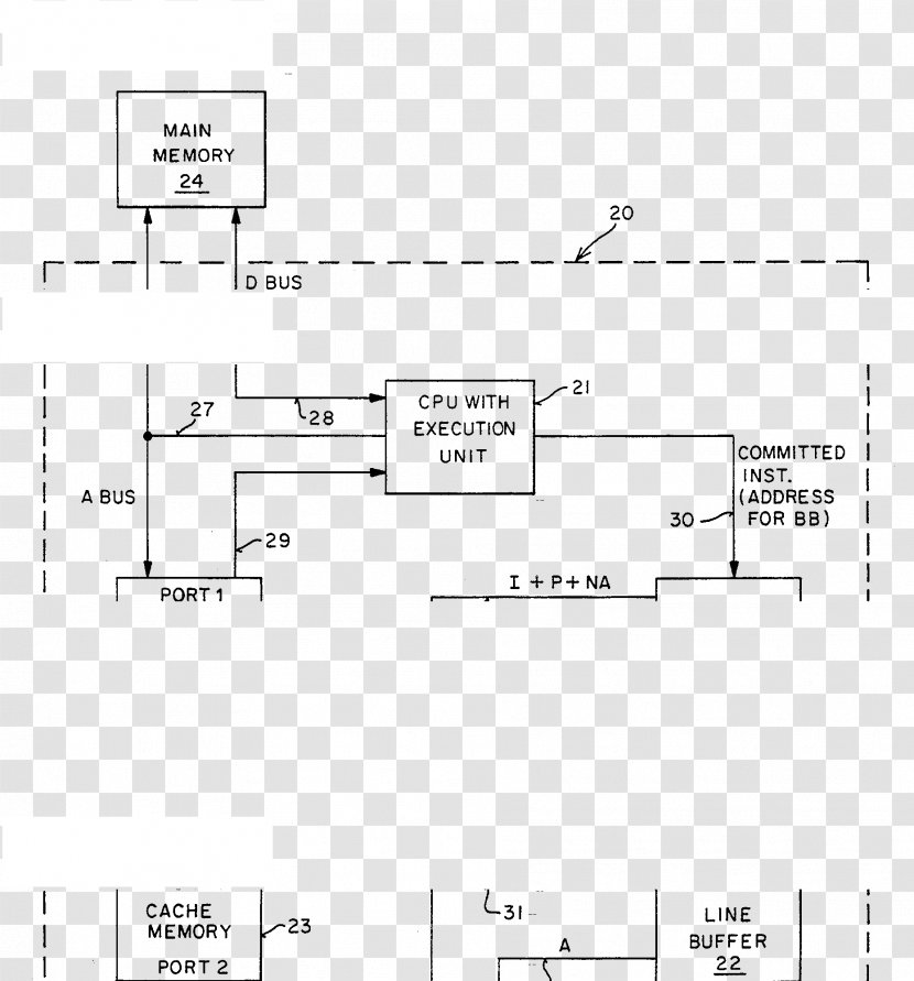 Technical Drawing Document Design Floor Plan - Diagram - Microprocessor Transparent PNG