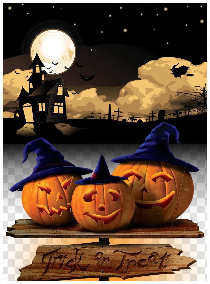 Halloween Poster - High Definition Television - Ultra Transparent PNG