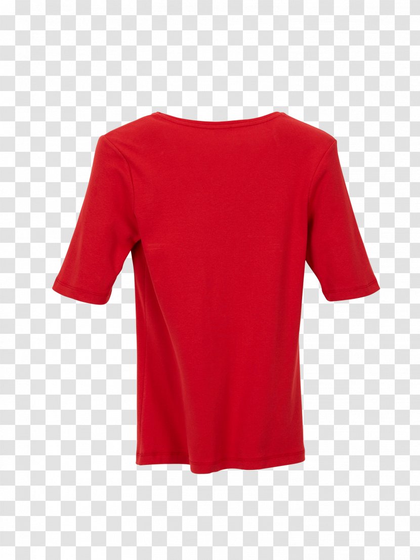 T-shirt Sleeve Clothing Coat - Red Transparent PNG
