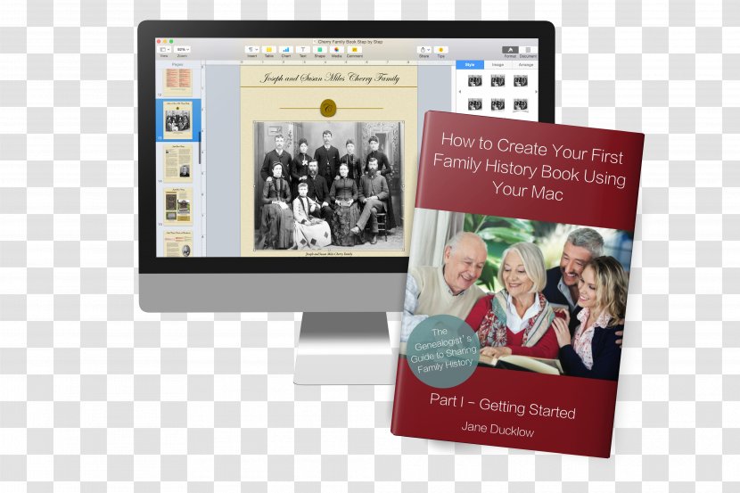 Genealogy Book Your Family Tree - Ebook Transparent PNG