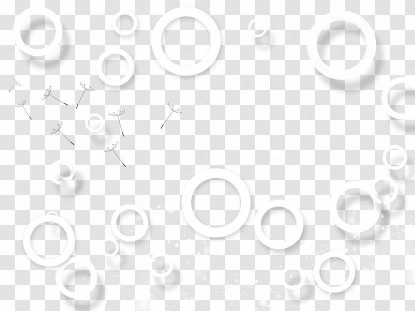White Brand Pattern - Computer - Perspective Circle Background Transparent PNG