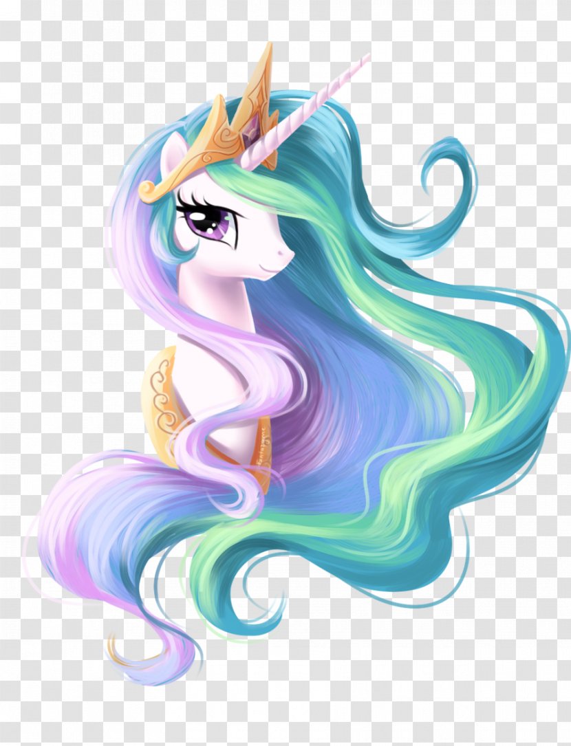 Princess Celestia Luna Twilight Sparkle Rarity Pony - Unicorn - Face Transparent PNG