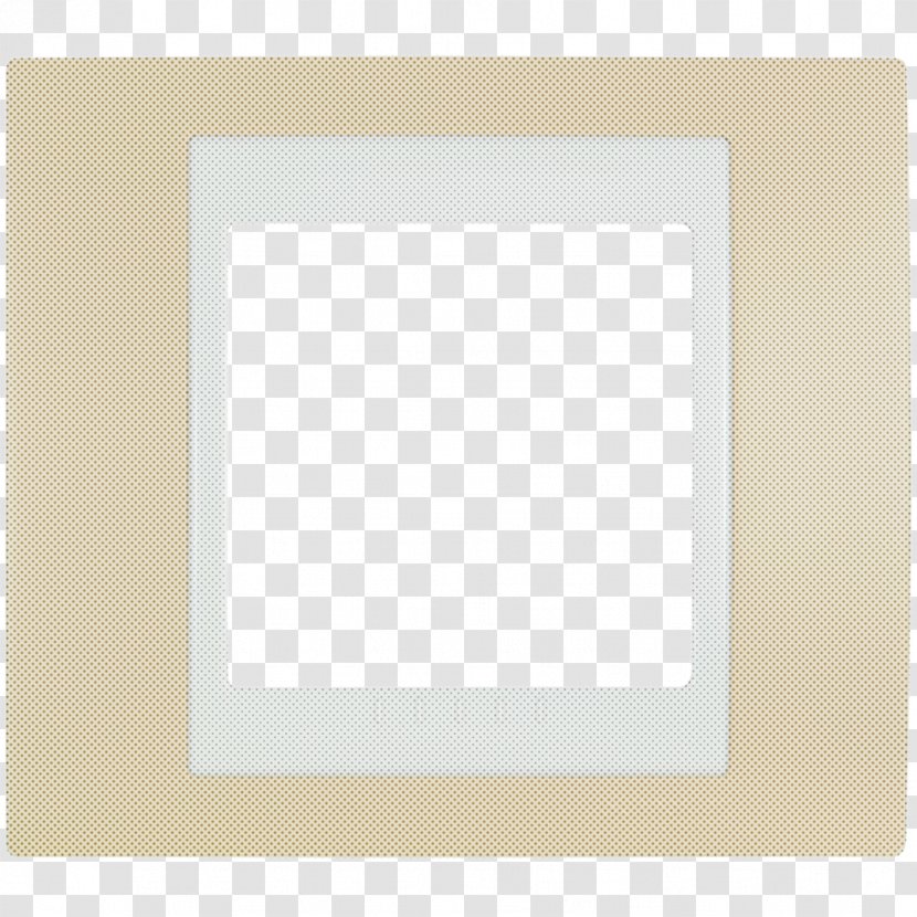 Beige Background Frame - Rectangle - Mirror Transparent PNG