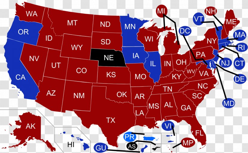 West Virginia United States Presidential Election, 2000 Red And Blue Republican Party - Us State - Area Transparent PNG