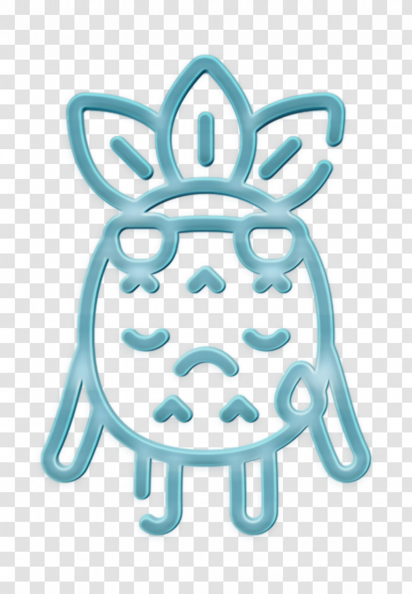 Pineapple Character Icon Sad Icon Transparent PNG
