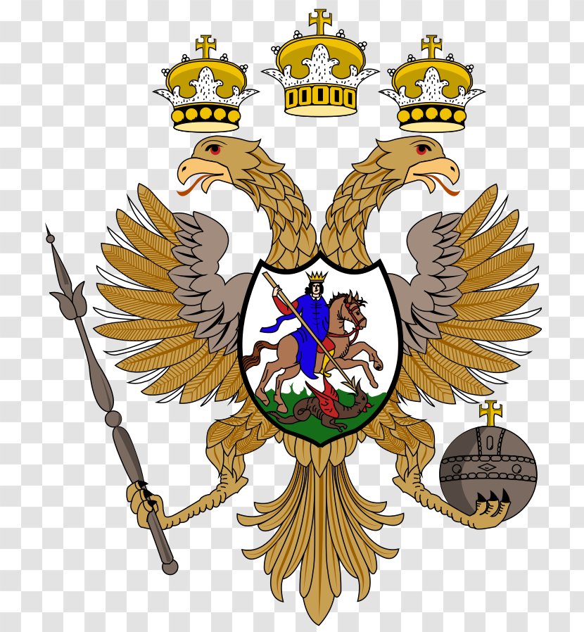 Tsardom Of Russia Russian Empire Coat Arms Revolution - Tsar - Austria Transparent PNG