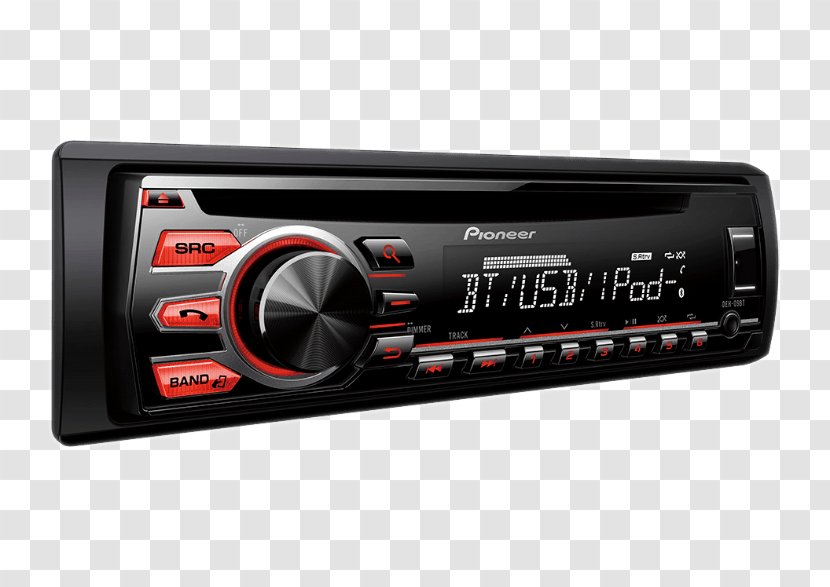 Pioneer DEH-150MP Vehicle Audio Car Stereo DEH-1900UB Steering Wheel RC Button Connector Compact Disc Windows Media - Fm Broadcasting - Radio Transparent PNG