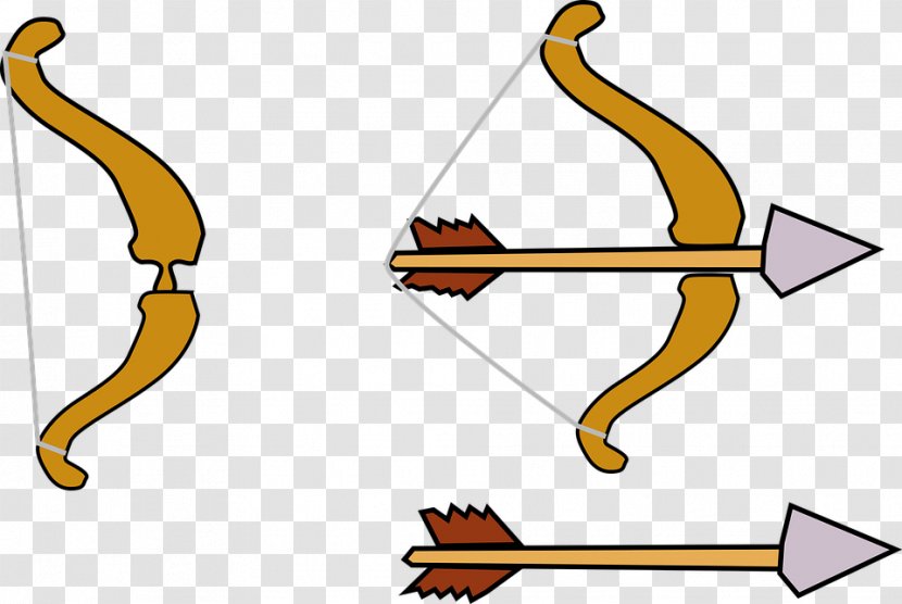 Bow And Arrow Archery Clip Art - Larp Bows - Ancient Legend Transparent PNG