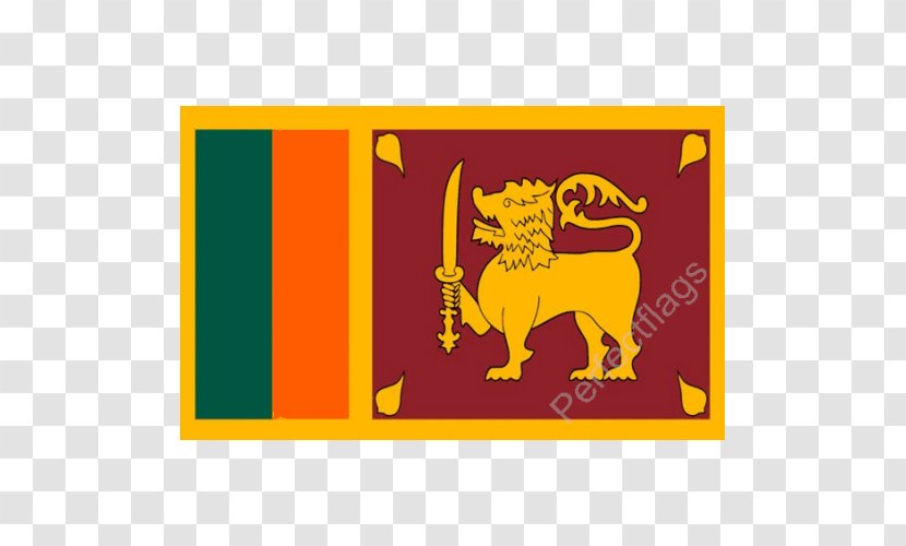 Flag Of Sri Lanka National Kingdom Sitawaka - Rectangle - Pirate Transparent PNG