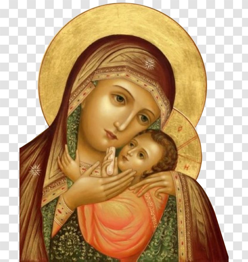 Mary Kaspierowska Ikona Matki Bożej Theotokos Of Vladimir Icon - Religion Transparent PNG