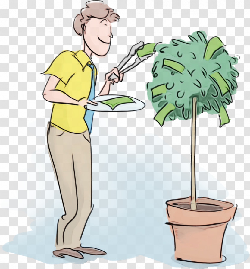 Flowerpot M-tree Flower Behavior Human Transparent PNG