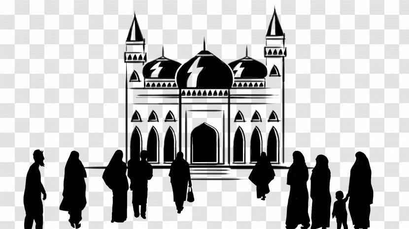 Mosque Islam Place Of Worship Salah - Silhouette Transparent PNG