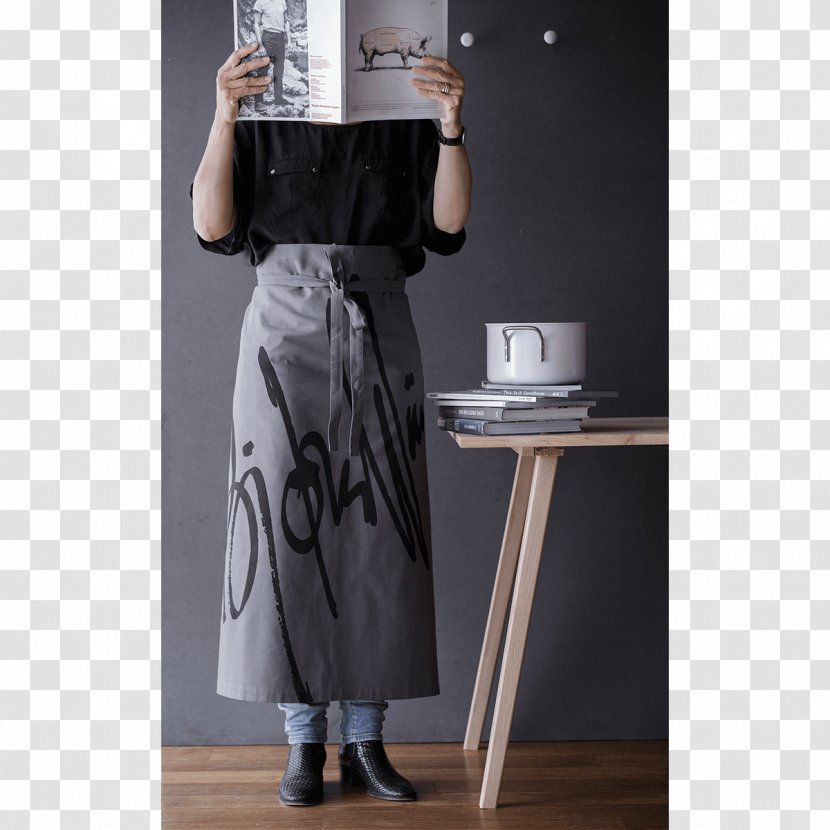 Waist Apron Skirt Chef Grey - Cooking Transparent PNG