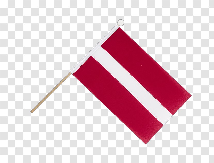 Flag Of Latvia Germany Patch - Rectangle Transparent PNG