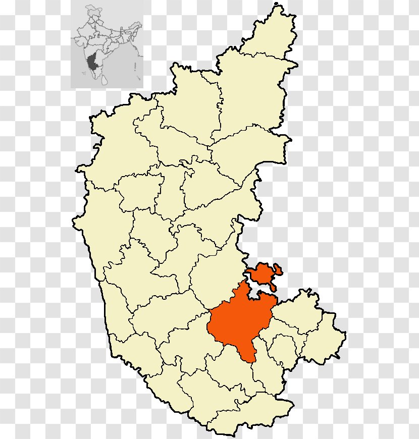 Bellary Belgaum Uttara Kannada Bagalkot District Shimoga - Bijapur - Map Transparent PNG