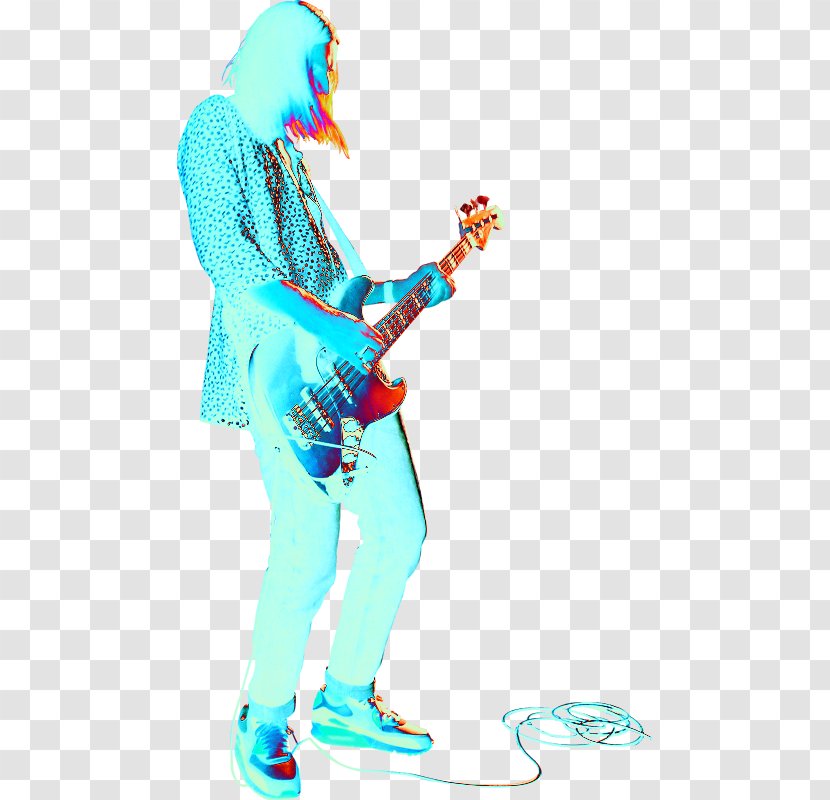 Guitar Microphone Turquoise - Cw Transparent PNG