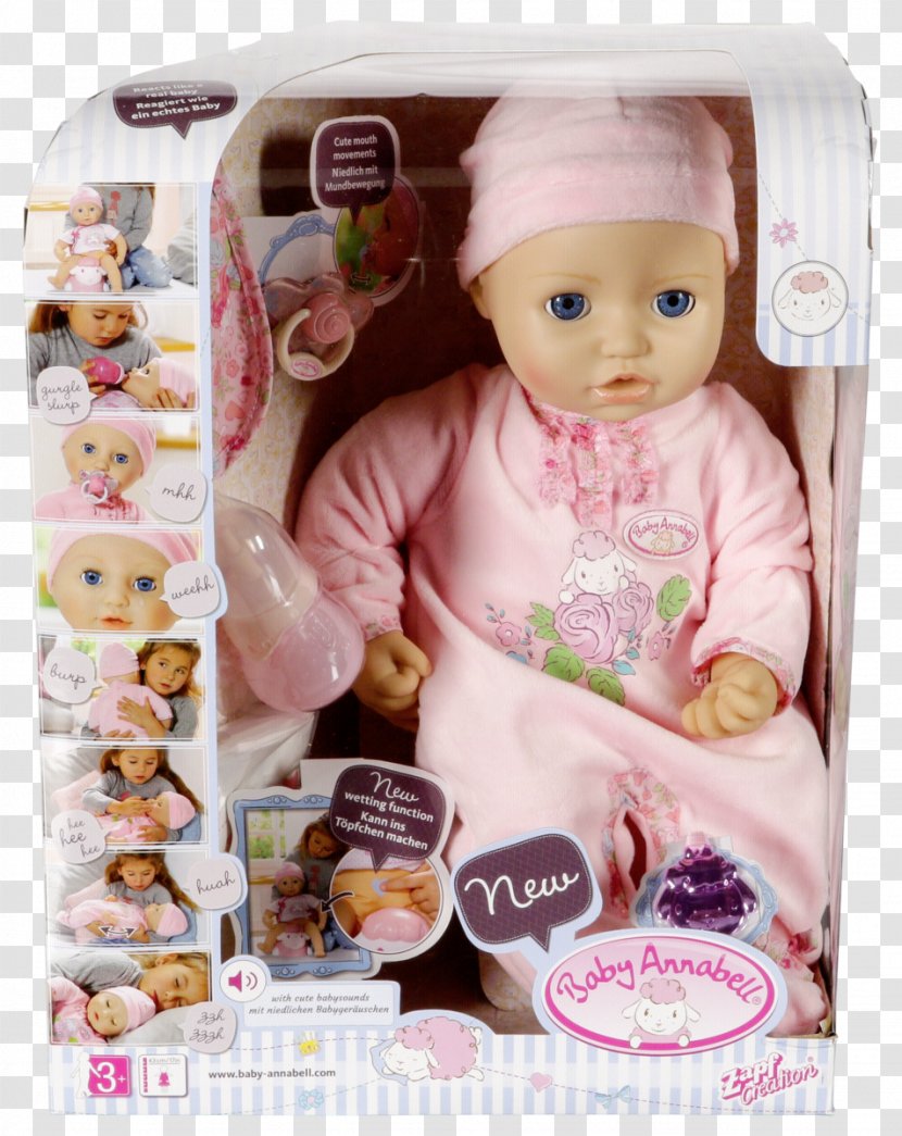 Doll Toddler Annabelle: Creation Infant Zapf - Tree Transparent PNG