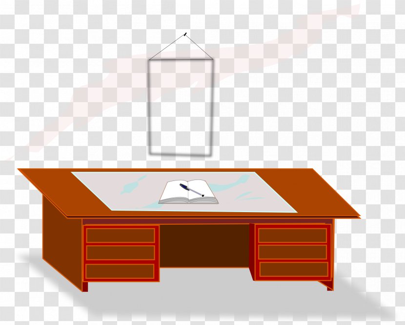 Table Desk Clip Art - Classroom Transparent PNG