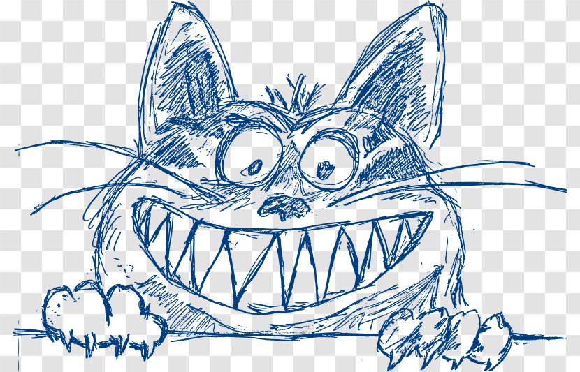Drawing Cat Clip Art - Fictional Character - Zhang Tooth Grin Transparent PNG