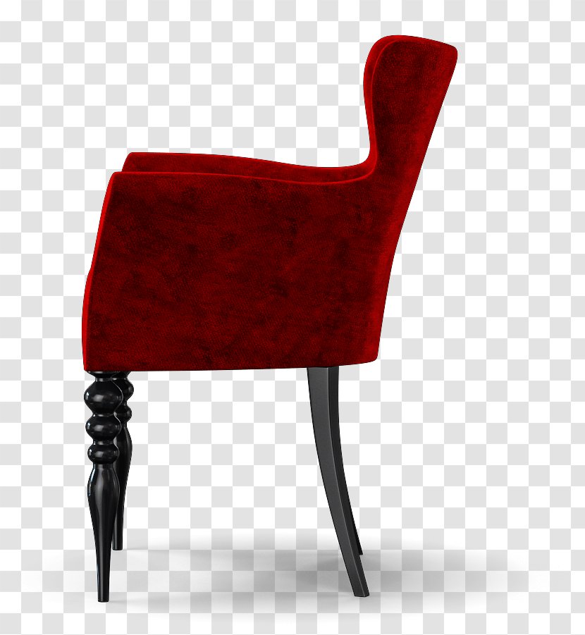 Chair Armrest - Red Transparent PNG