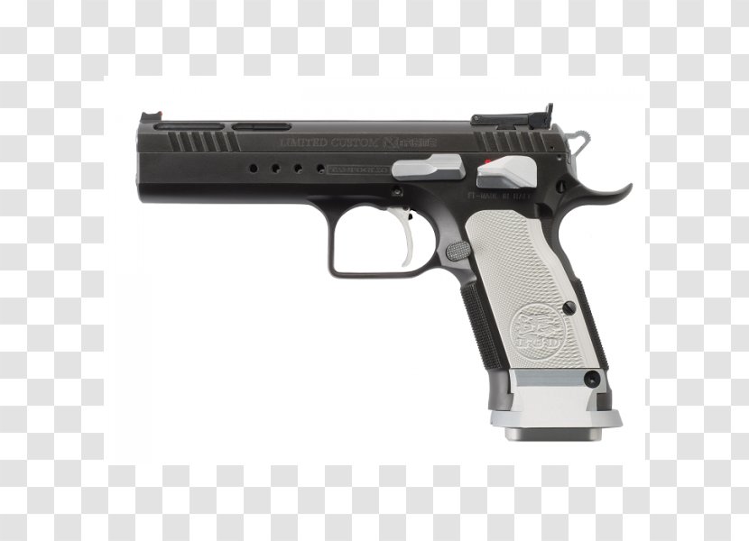 Tanfoglio T95 Pistol Firearm Handgun - Silhouette Transparent PNG