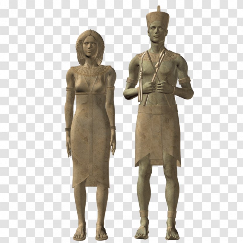 Egyptian Statues Ancient Egypt Old Kingdom Of Sculpture Transparent PNG