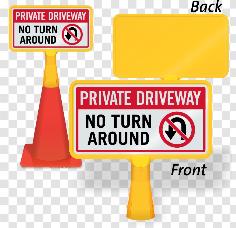 Traffic Sign Parking Violation Logo - Turn Around Transparent PNG