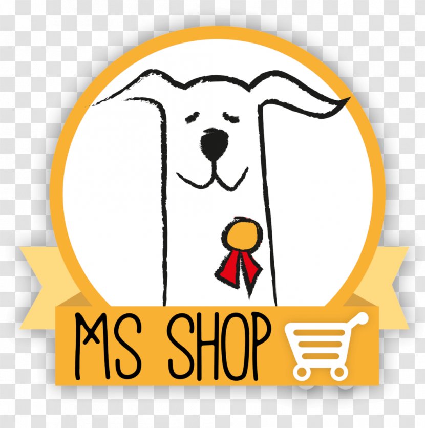 Dog Clip Art Smiley Brand Human Behavior - Yellow Transparent PNG