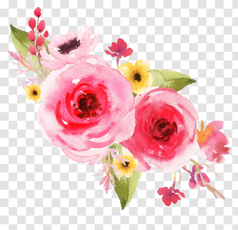 Garden Roses Flower Bouquet Floral Design Cut Flowers - Floristry - Flowering Plant Transparent PNG